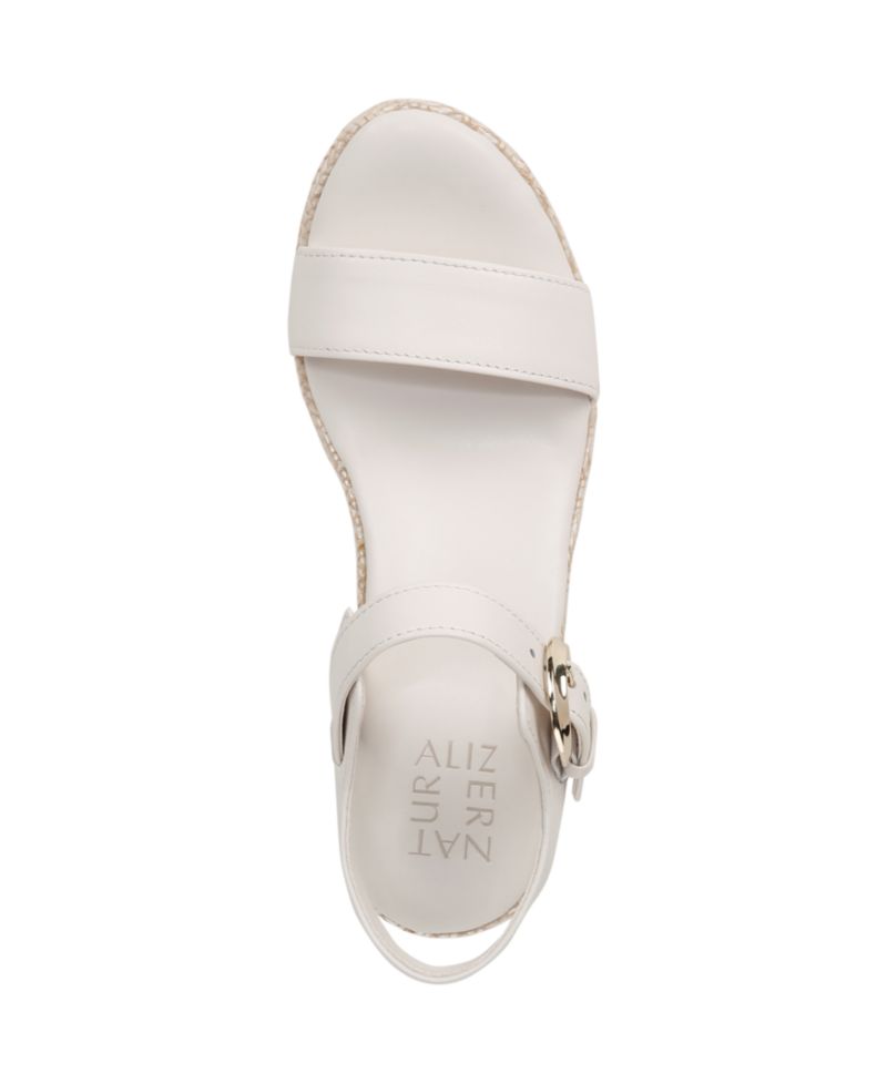 Women's Stella Open Round Toe Buckle Wedge Sandals