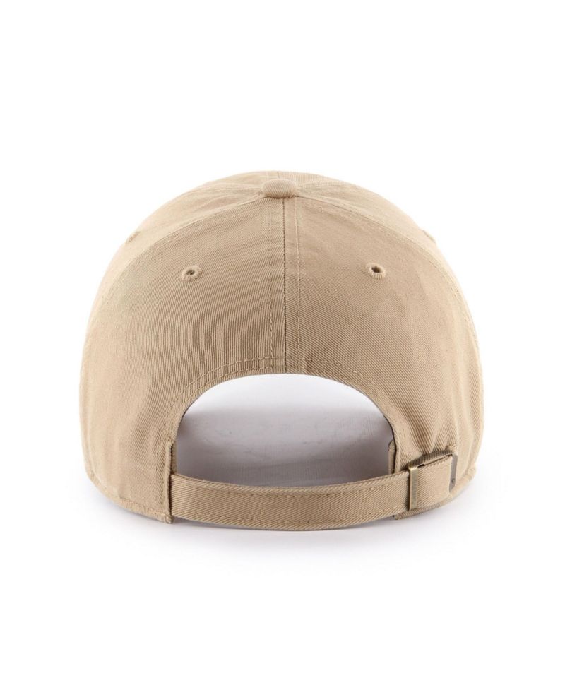 Men's Khaki New York Knicks Fast Break Chase Region Clean Up Adjustable Hat