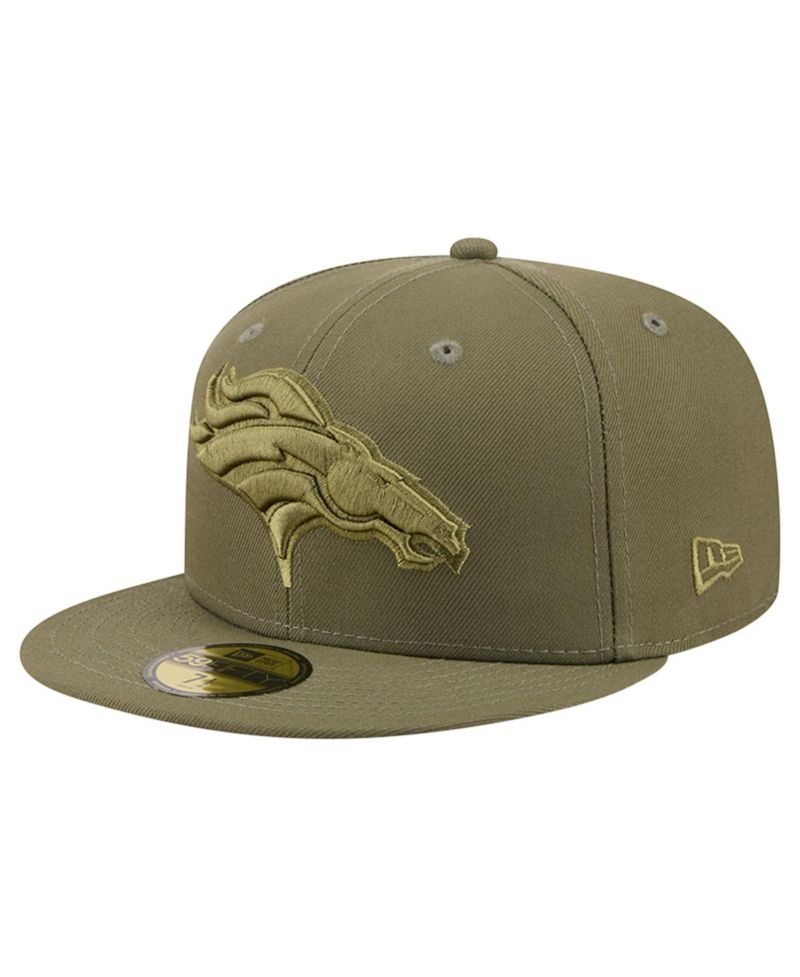 Men's Olive Denver Broncos Color Pack 59FIFTY Fitted Hat