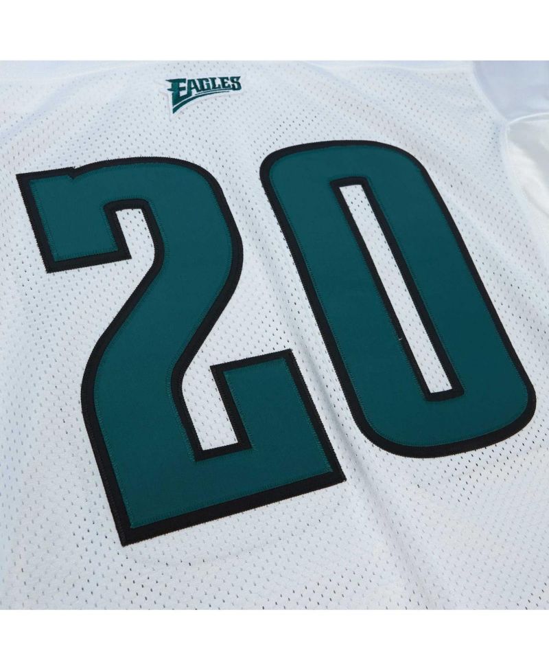 Men's Brian Dawkins White Philadelphia Eagles 1996 Authentic Jersey