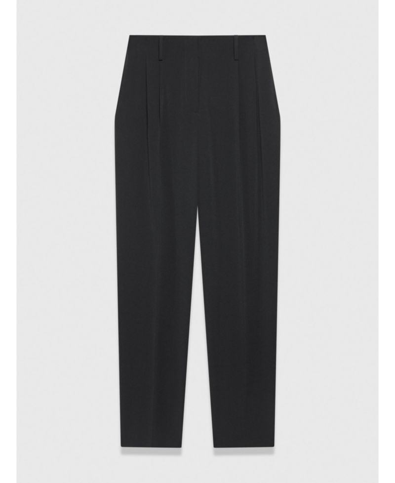 Women's Siena High-Waist Pleated Barrel Trousers