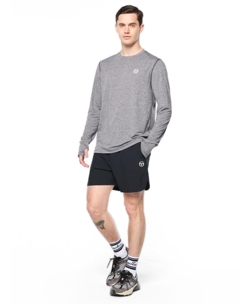 Men's Affondo Long-Sleeve Regular-Fit Crewneck T-Shirt
