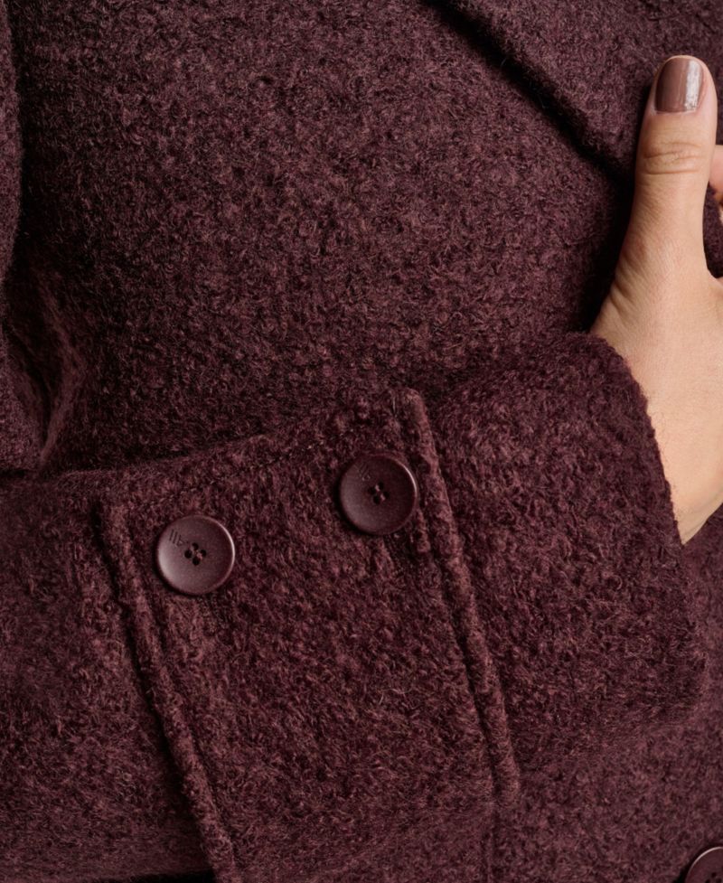 Women's Regine Slim Wool-Blend Boucle Coat