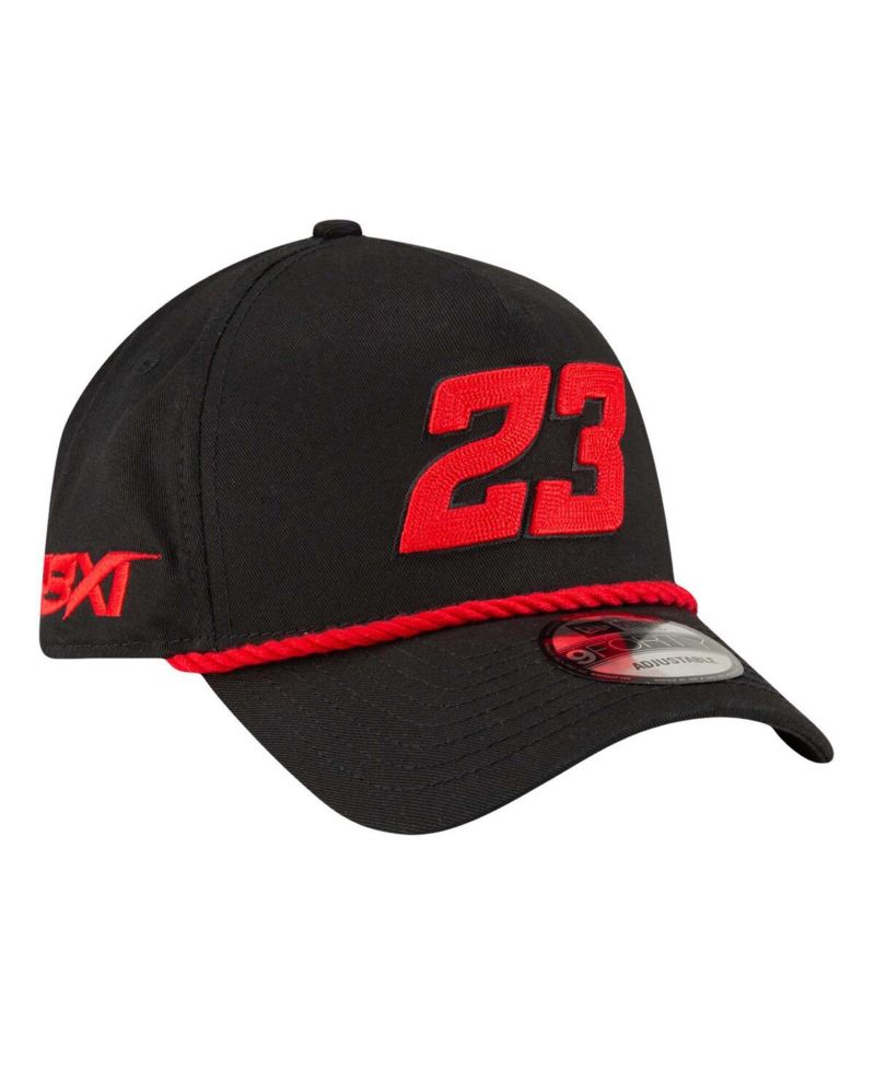 Men's Black Bubba Wallace Rope A-Frame 9FORTY Adjustable Hat