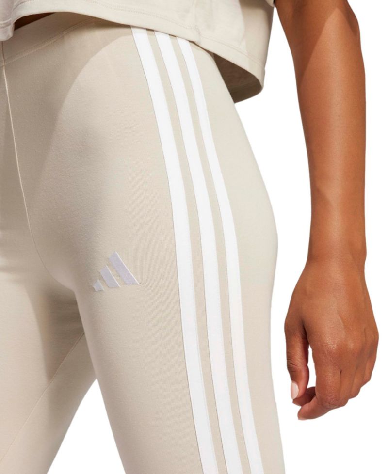Plus Size Essentials 3-Stripes Cotton Leggings