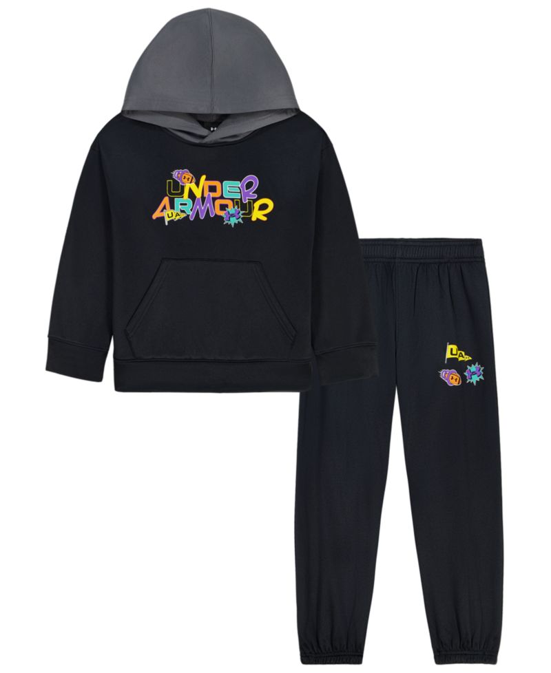 Boys' 4-7 Retro Hooded Hoodie and Joggers, 2-Piece Set