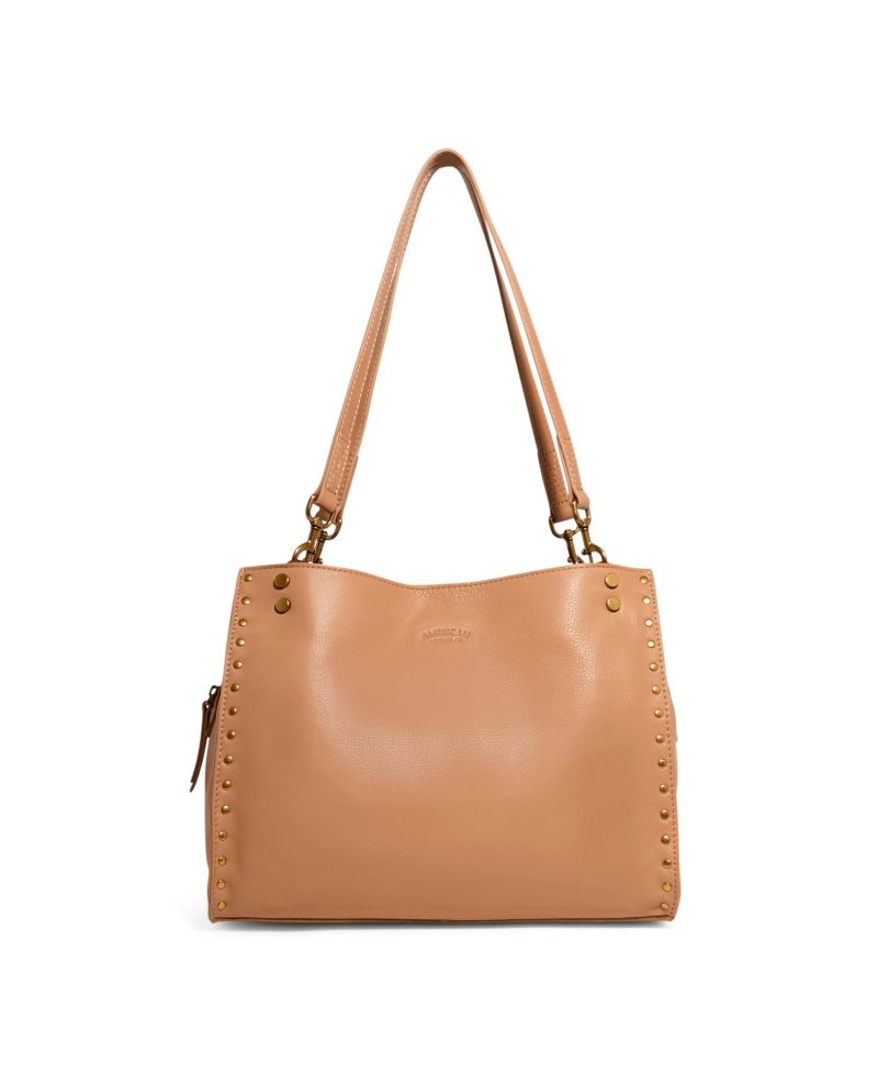 Lenox Studded Triple Entry Satchel