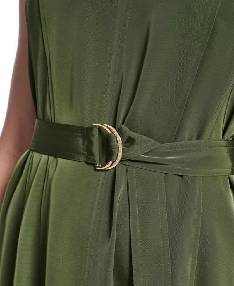 Women's Twill Midi Dress