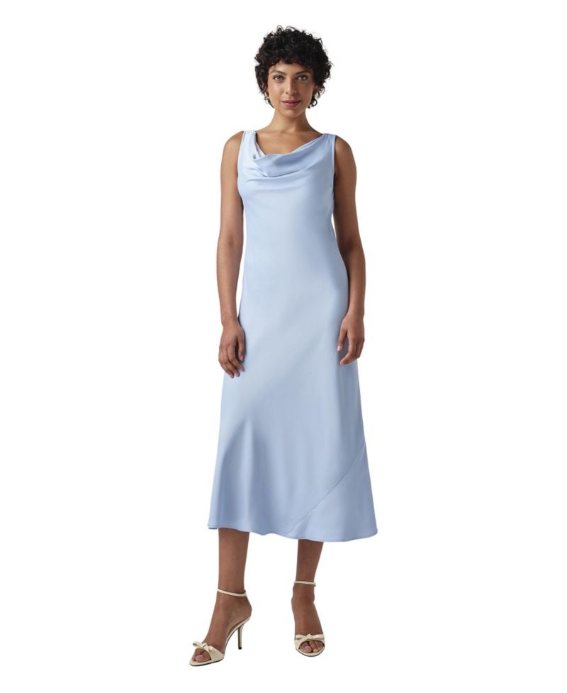 Women's Arya Cowl Neck Midi Slip Dress