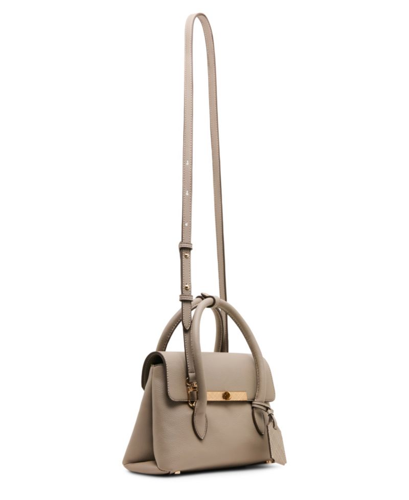 Medium Turn-Lock Convertible Strap Satchel Handbag