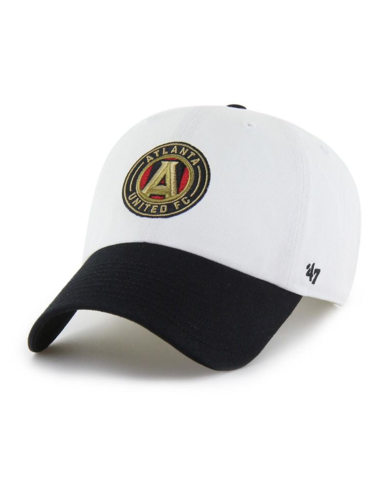 Men's White Atlanta United FC Two-Tone Clean Up Adjustable Hat