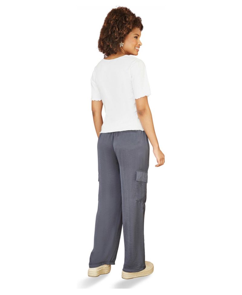 Women's Cotton Button Detail T-Shirt