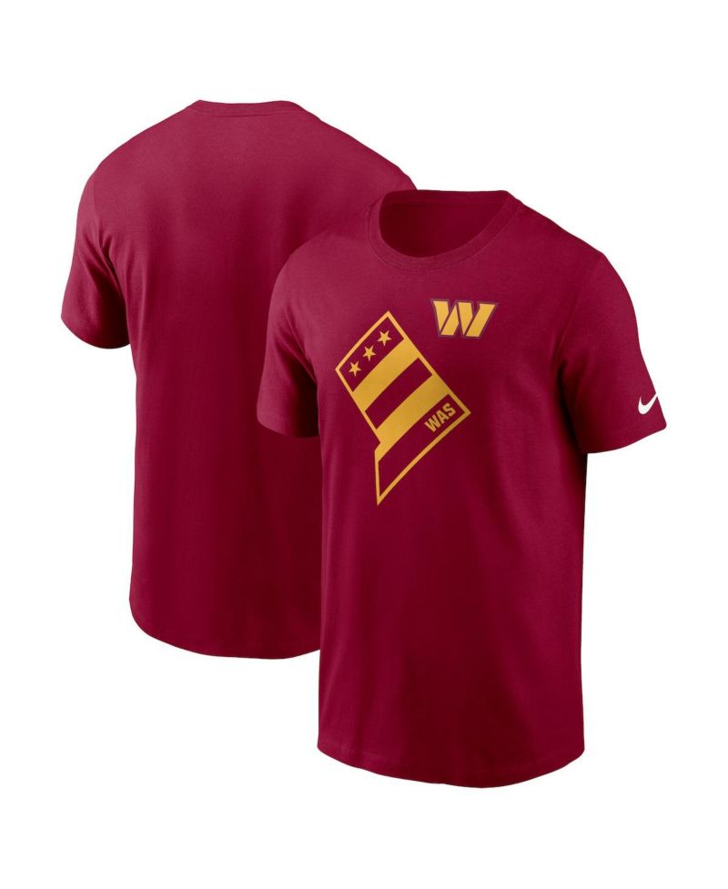 Men's Burgundy Washington Commanders Local Essential T-shirt