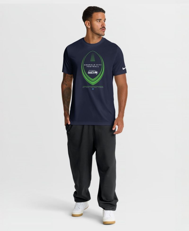 Men's College Navy Seattle Seahawks Legend Icon Dri-FIT T-Shirt