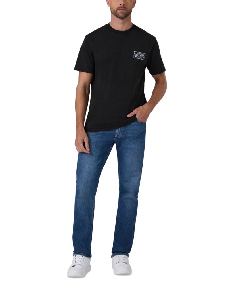 Men's Car Emblem Graphic Crewneck T-Shirt