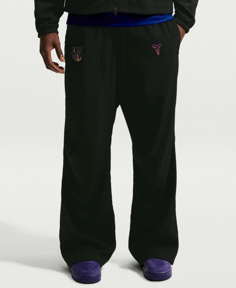 Men's Black Barcelona 2026/27 Away Woven Pants