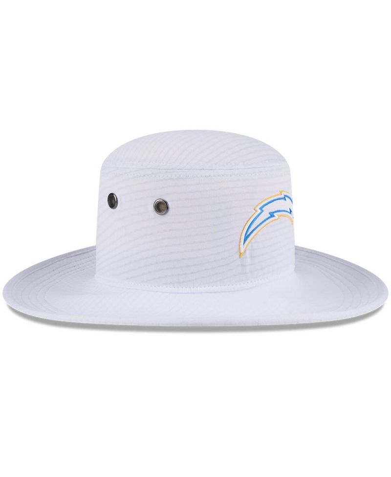 Men's White Los Angeles Chargers 2024 NFL Training Camp Panama Bucket Hat
