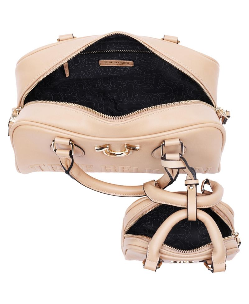 Logo Satchel with Matching Mini Bag