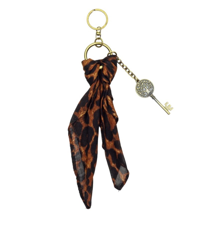 Mini Scarf Key Bag Charm