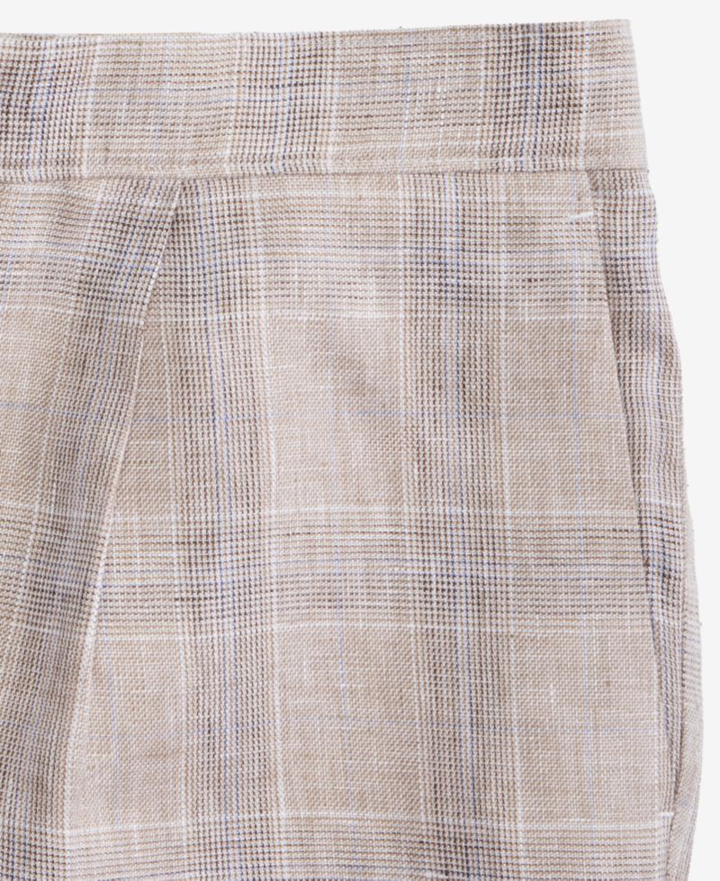 Men's Dash Plaid Linen Shorts
