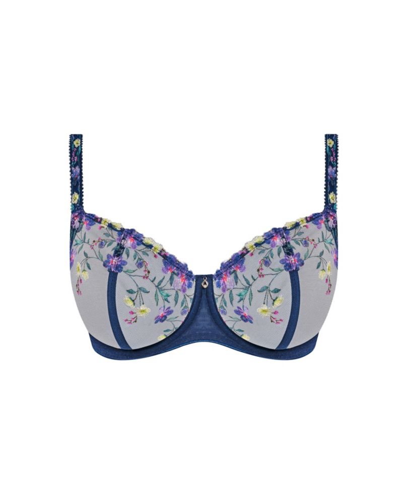 Women's Marie Floral-Print Unlined Underwire Balconette Bra