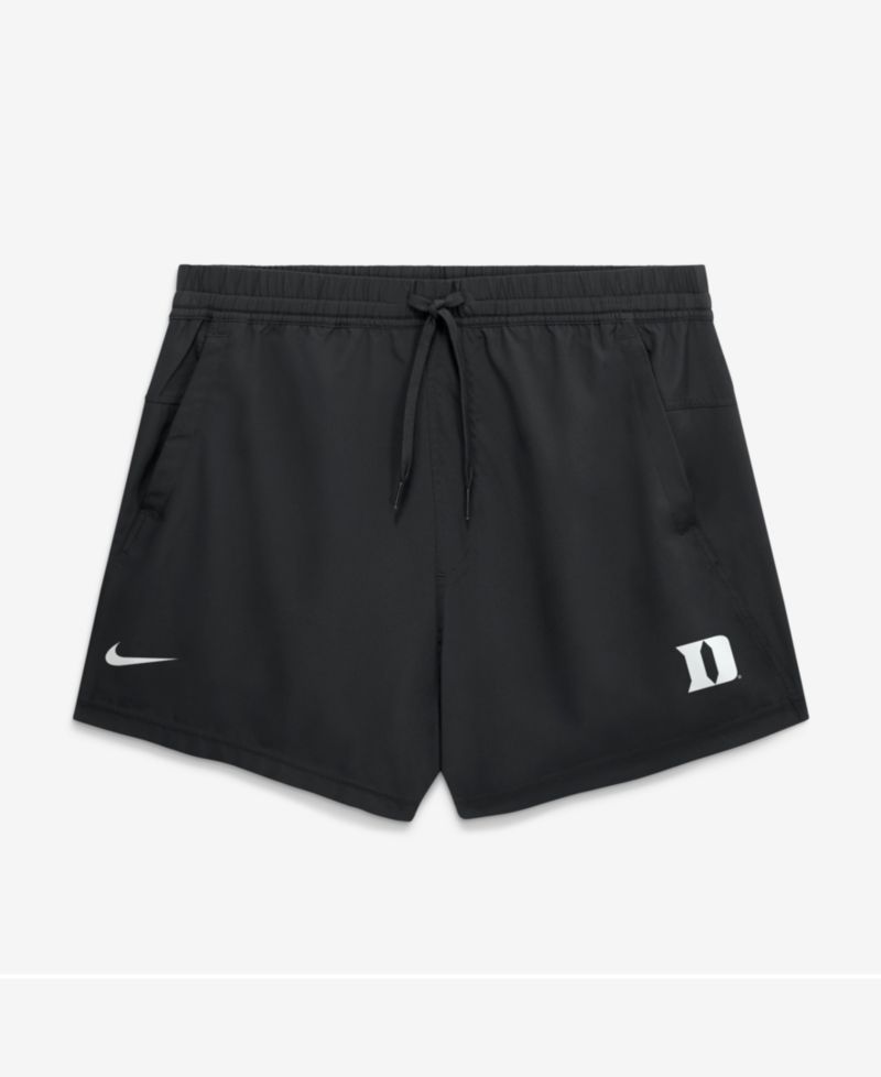 Men's Black Duke Blue Devils Primary Logo Form Shorts