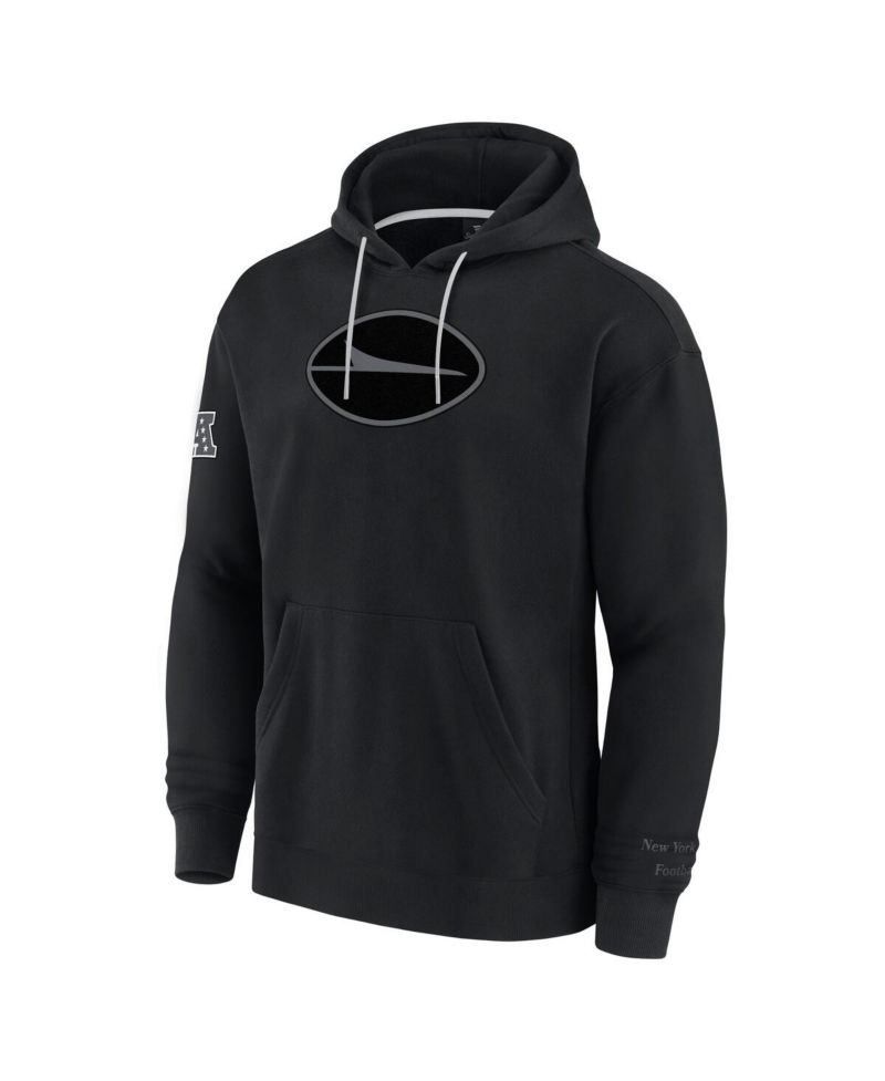 Men's Black New York Jets Elements Pace Fleece Pullover Hoodie