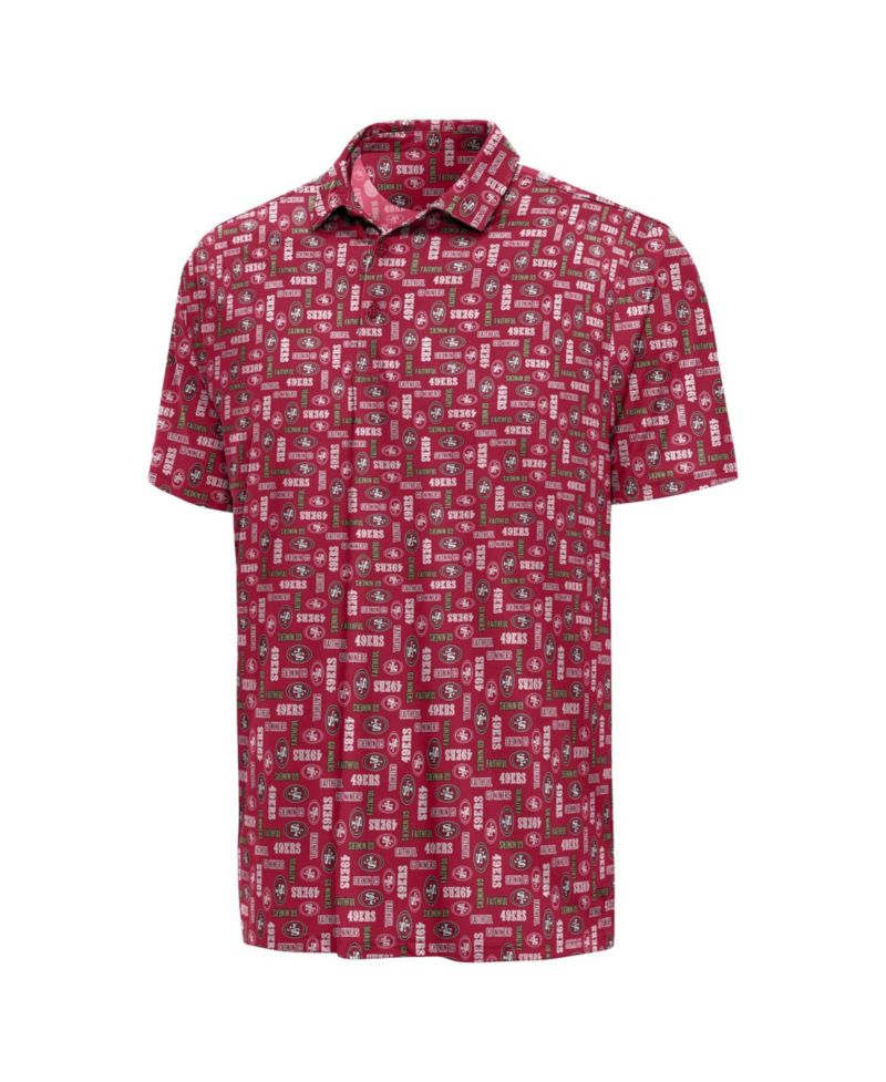 Men's Scarlet San Francisco 49ers Season Tickets Polo