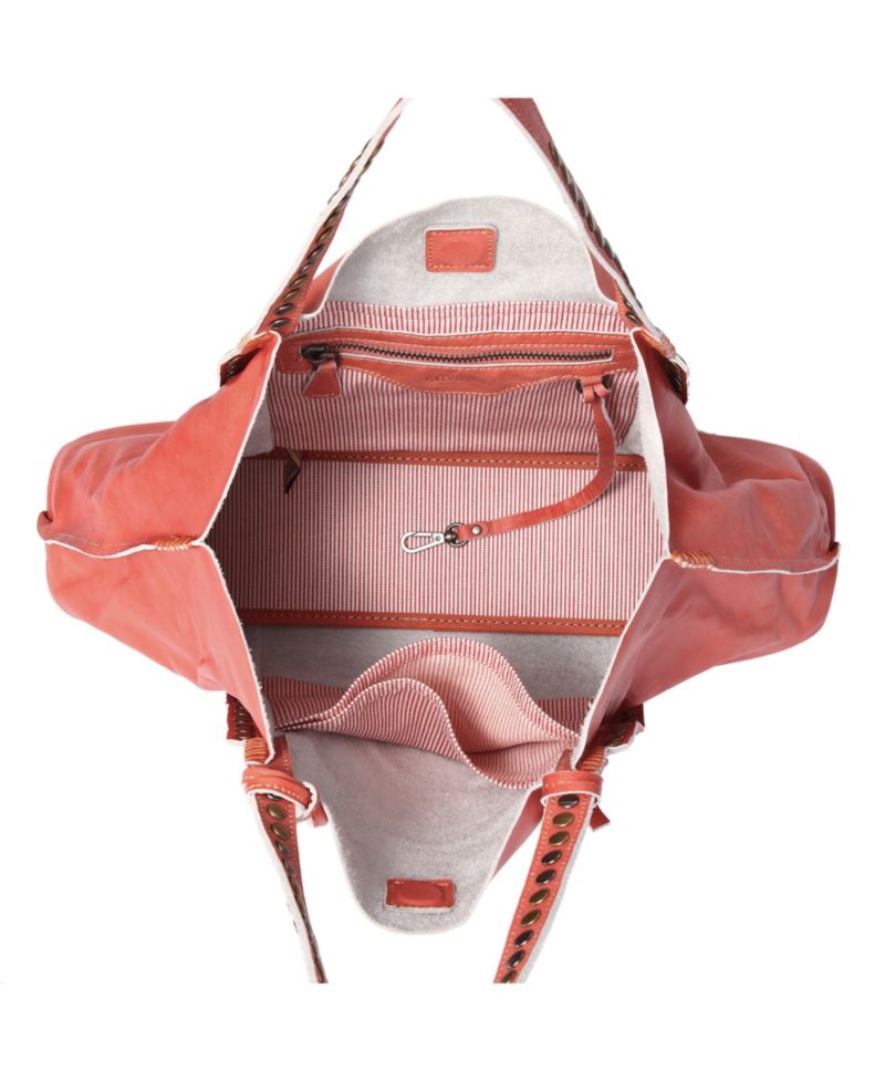 Birch Medium Leather Tote Bag