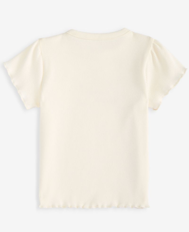 Baby Girls' Mix & Match Short-Sleeve Bows Ribbed T-Shirt