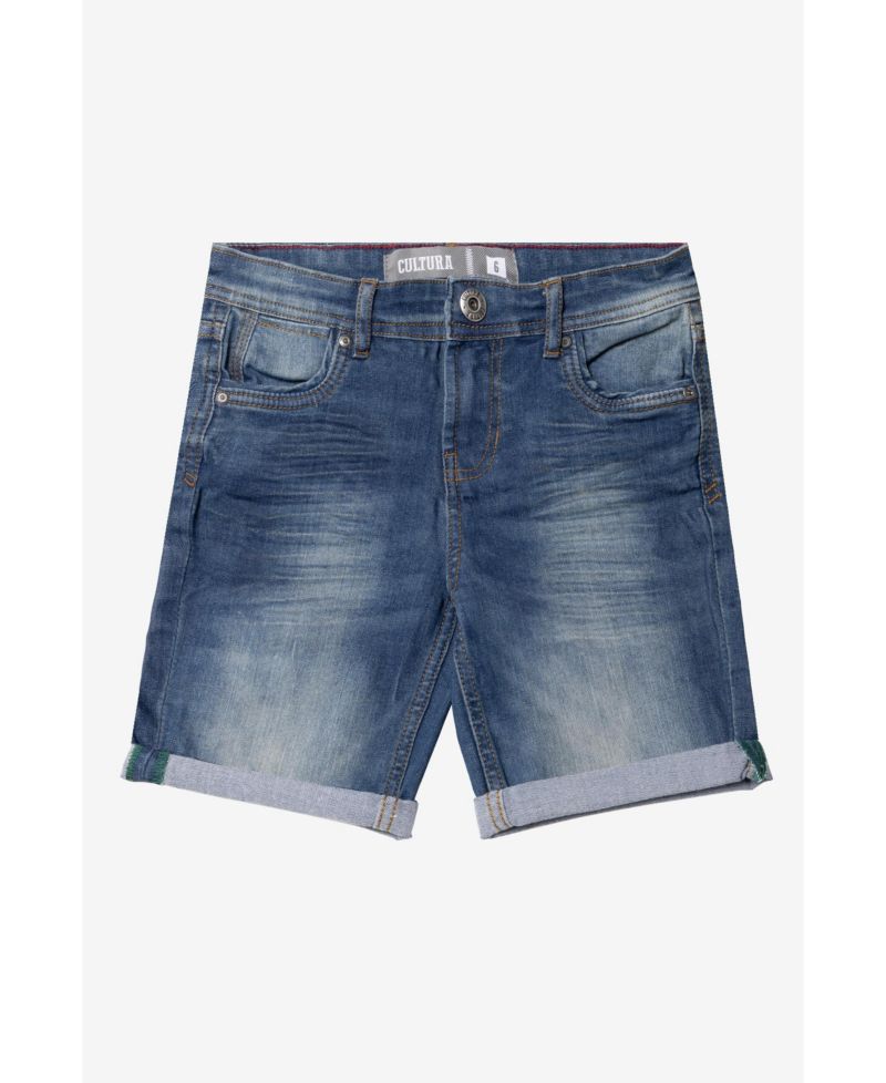 Big Boys Roll-Up Denim Shorts 2-Pack