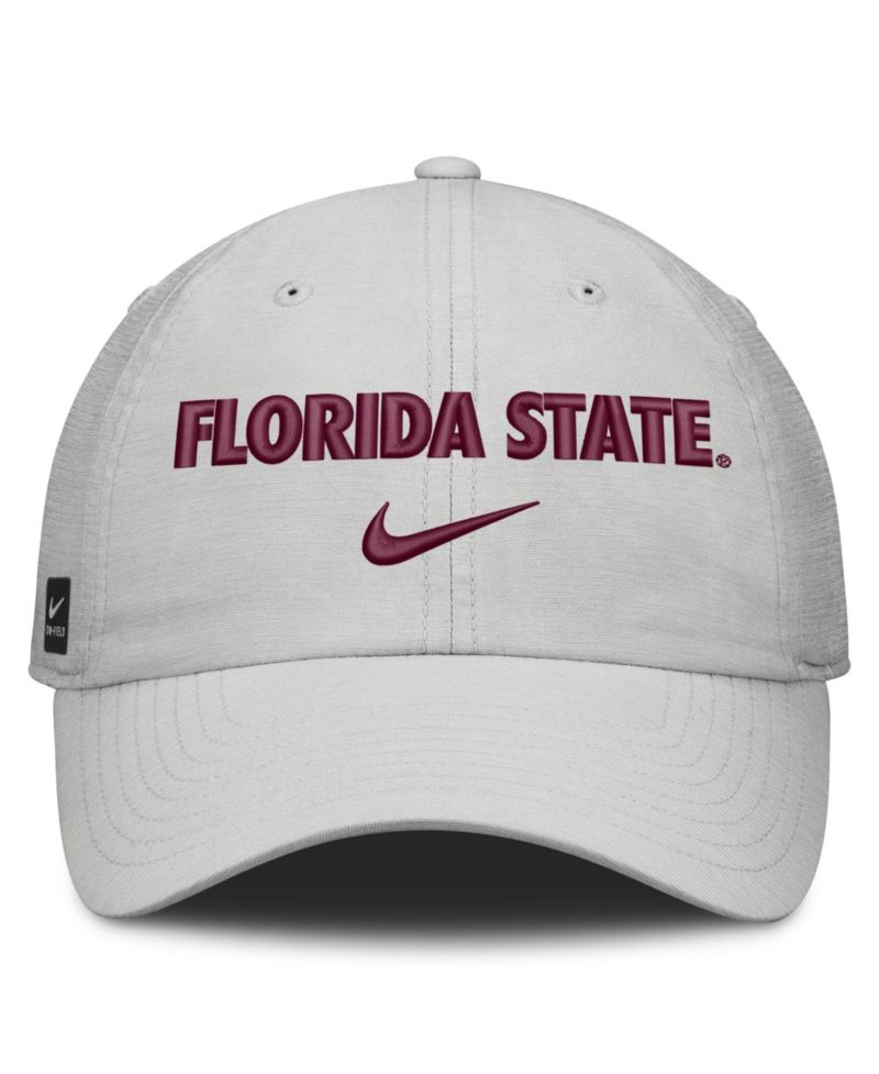 Men's and Women's Gray Florida State Seminoles 2026 On-Field Gameday Club Adjustable Hat