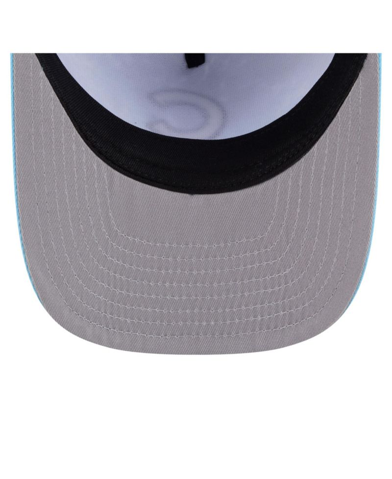 Men's Light Blue Chicago Cubs Deep Water Pre-Curved 9FIFTY A-Frame Snapback Hat