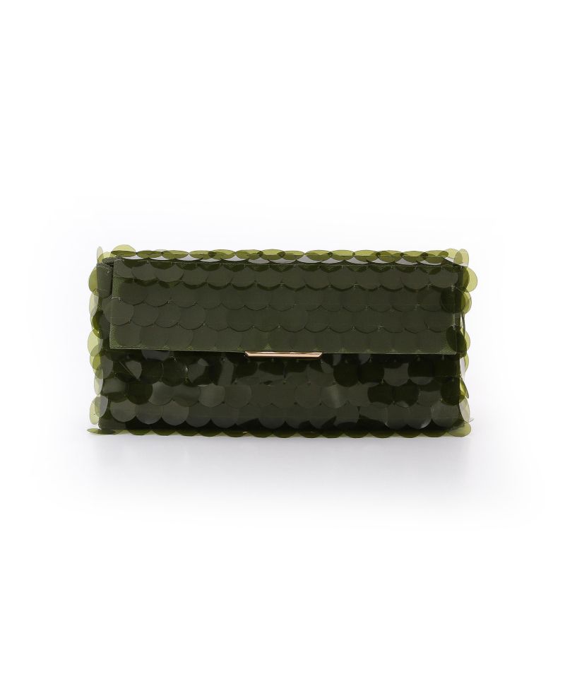 Woman's Kit Payette Sequin Envelope Clutch