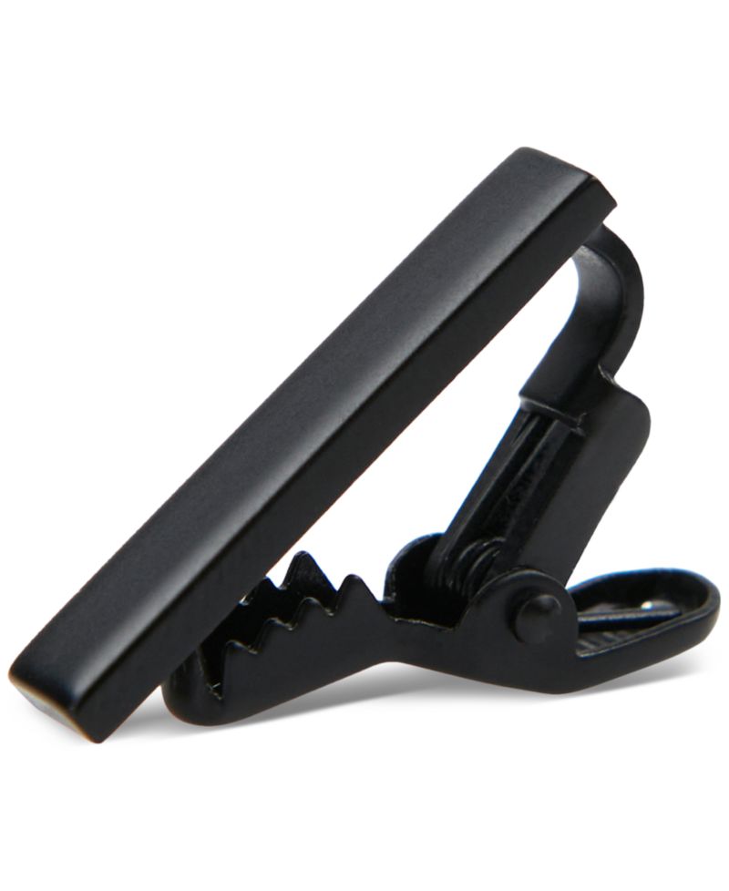 Men's Solid Black 1" Tie Bar