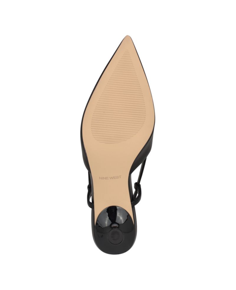 Women's Rhonda Kitten Heel Slingback Pumps