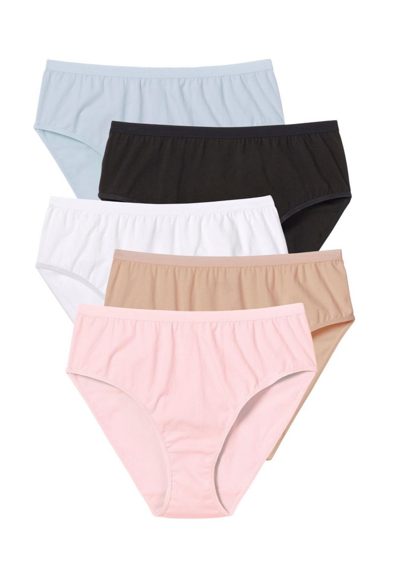 Women's Hi-Cut Cotton Brief 5-Pack