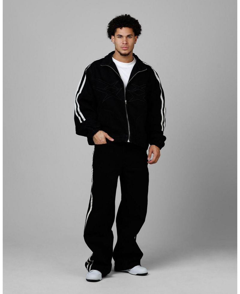 Men's Track Star Denim Jacket