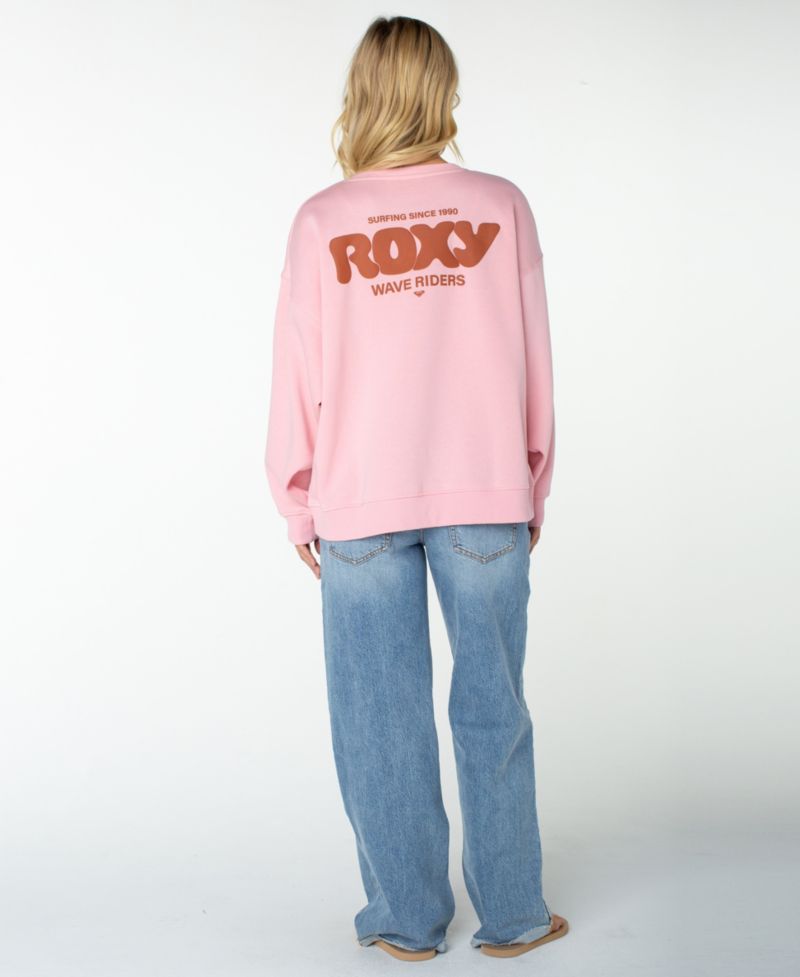 Women's Morning Stroll Graphic Fleece Crewneck Sweatshirt