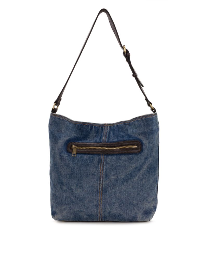 Heidal Large Patchwork Denim Shoulder Handbag