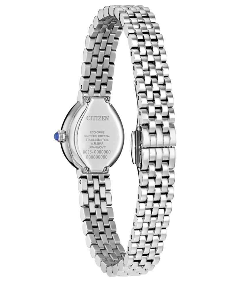Women's Mini Rainell Silver-Tone Stainless Steel Bracelet Watch 20mm