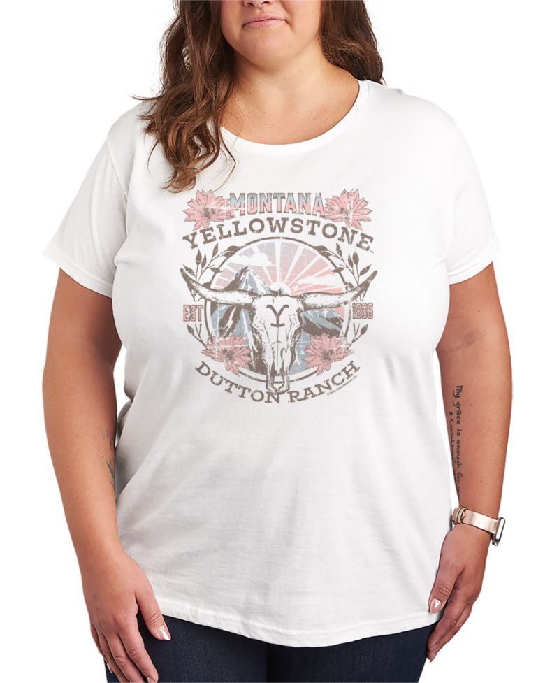 Plus Size Graphic Western Dutton Ranch Tee