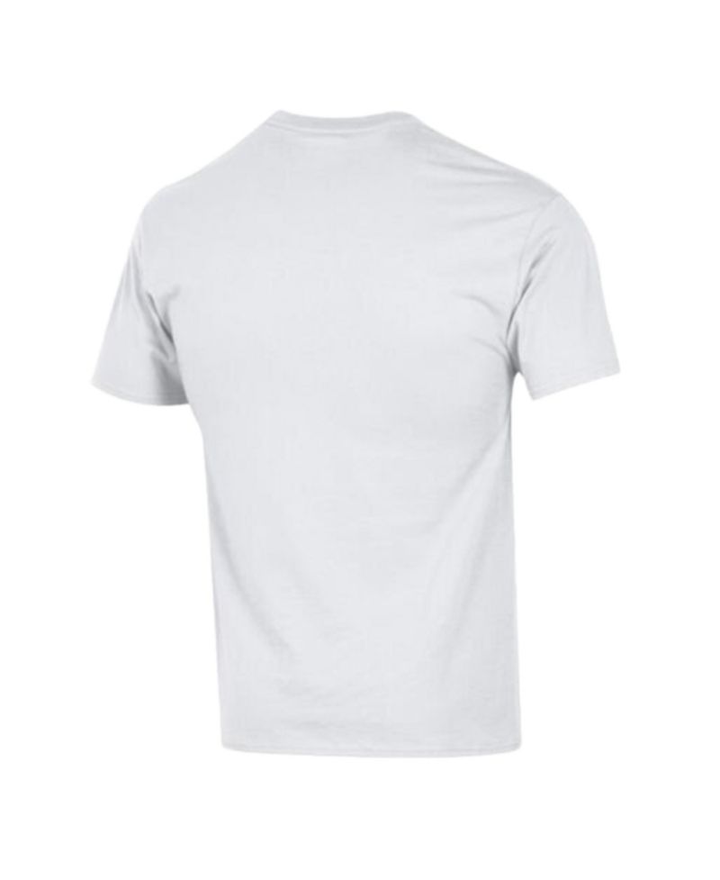 Men's White Miami Dolphins Arch Over Logo T-Shirt