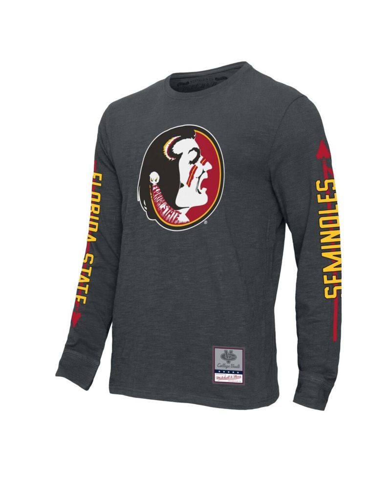 Men's Charcoal Florida State Seminoles Team Pride Long Sleeve T-Shirt