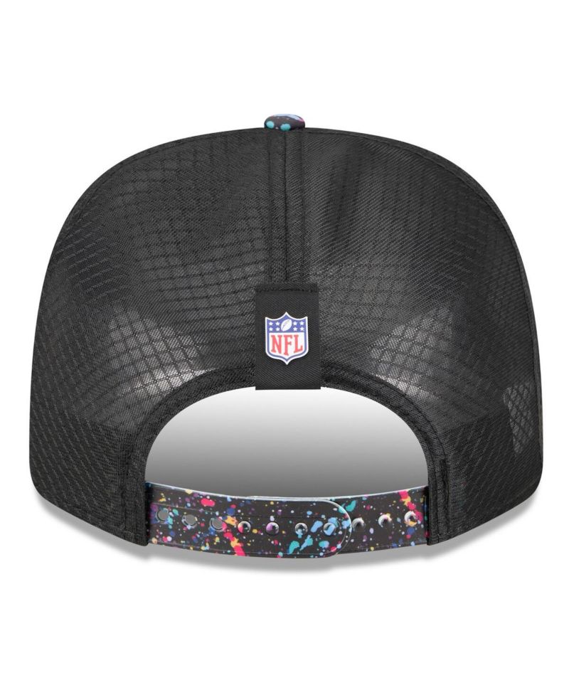 Men's Black Las Vegas Raiders 2025 NFL Crucial Catch 9SEVENTY Adjustable Hat