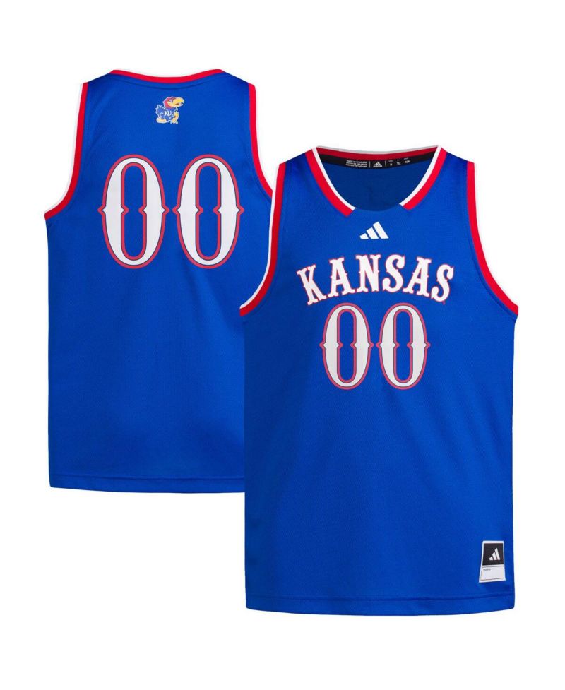 Big Boys and Girls 00 Royal Kansas Jayhawks Swingman Jersey