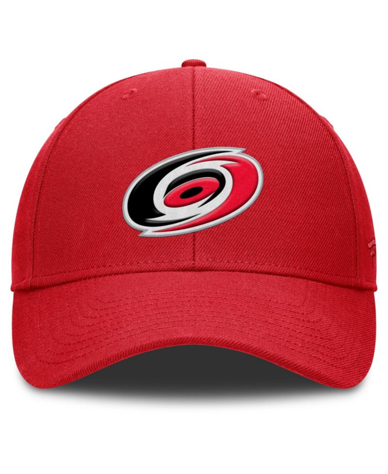 Men's Red Carolina Hurricanes Force Adjustable Hat