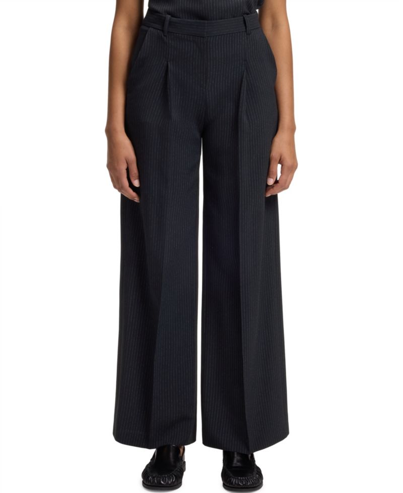 BOSS by Women's Stretch Crepe Regular-Fit Pants