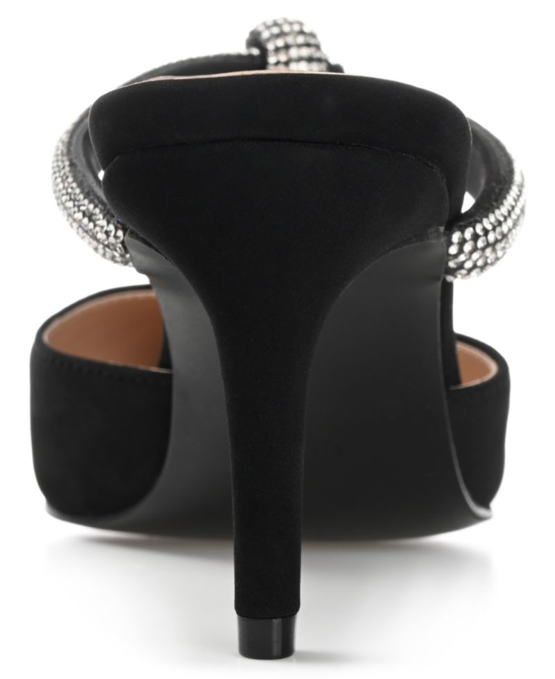 Women's Lunna Rhinestone Knot Slip-On Dress Pumps