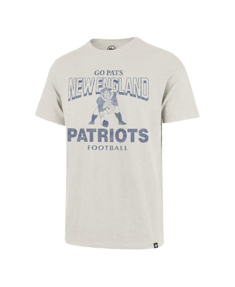 Men's Natural New England Patriots Head On Scrum T-Shirt